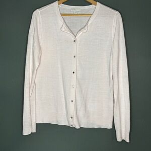 New York & Company Pale Pink Crewneck Sweater